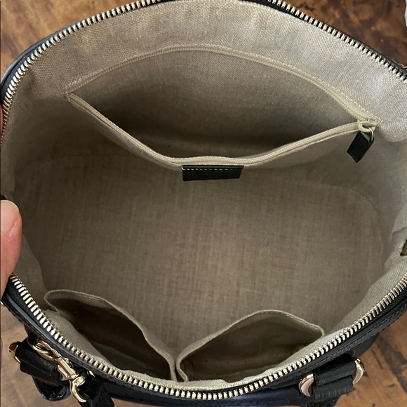 Gucci Black Satchel with Gold Accents - Picture 8 of 14